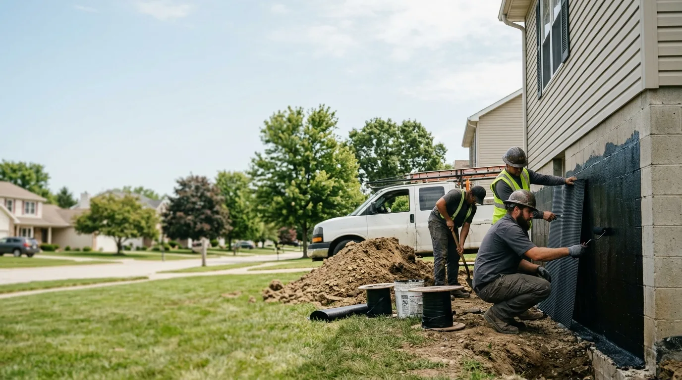 Basement Waterproofing in Germantown, IL near me